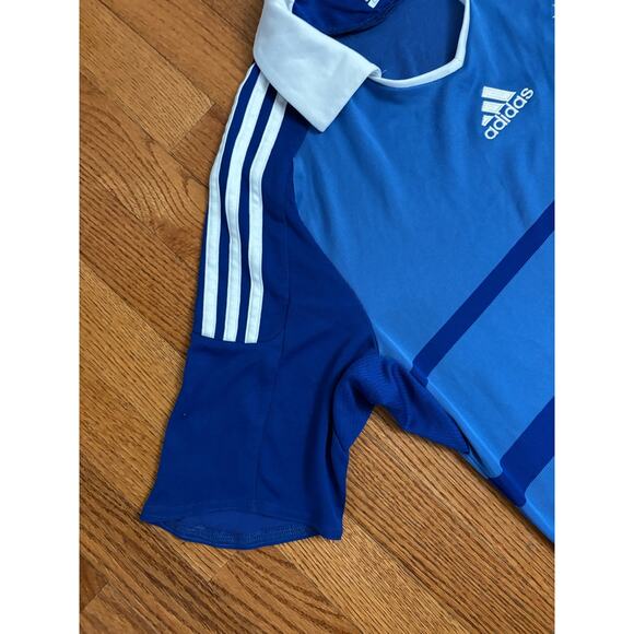 Adidas France National Team Blue Soccer Jersey- Men's Size Medium- EUC - Picture 5 of 10